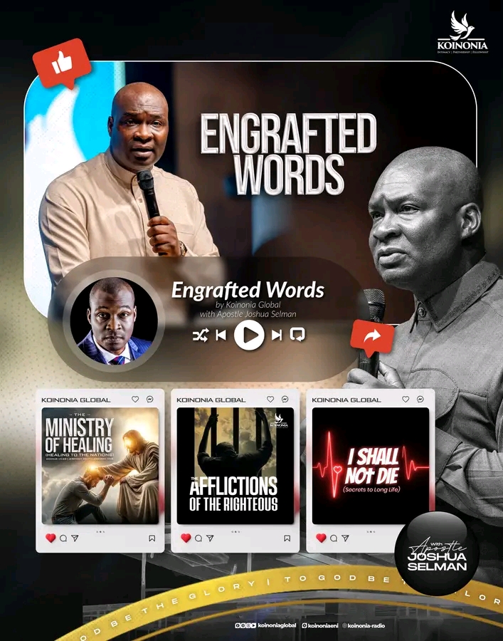 Koinonia: Engrafted Words (Oct 25 – Oct 31) | Mp3 and Notes