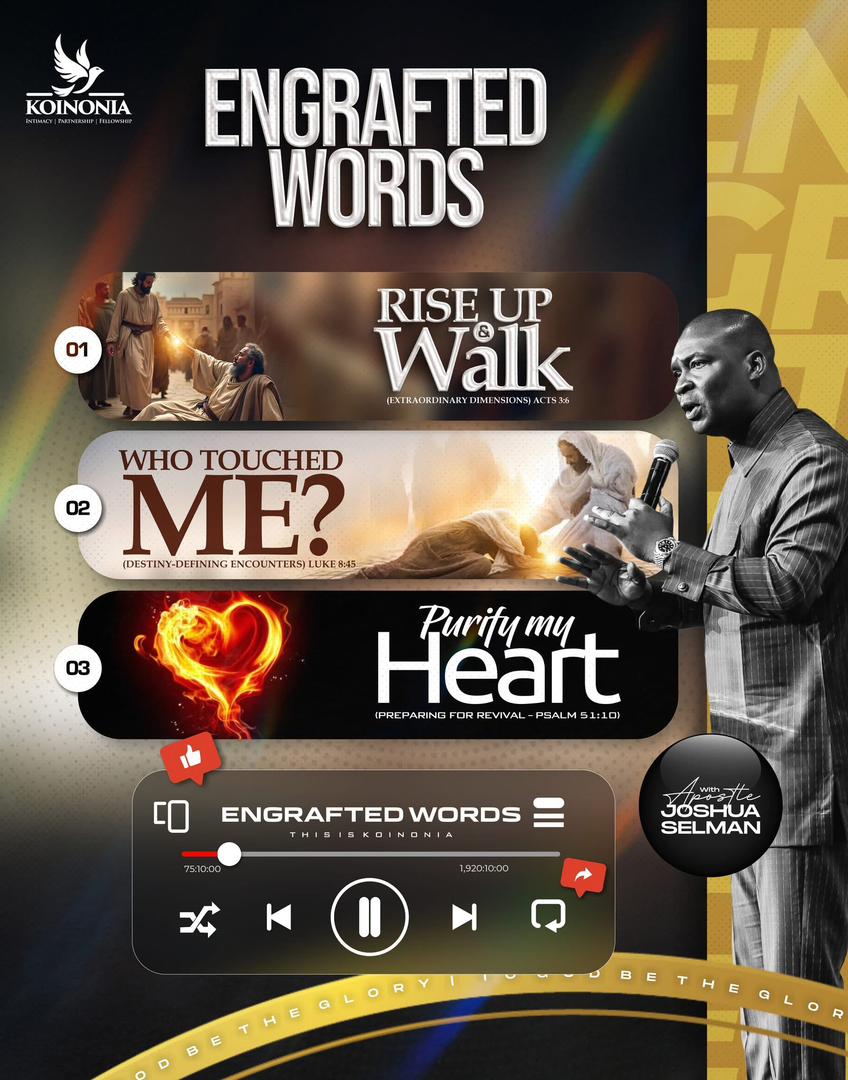 Koinonia: Engrafted Words (Apr 19 - Apr 25, 2026) | Mp3 and Notes