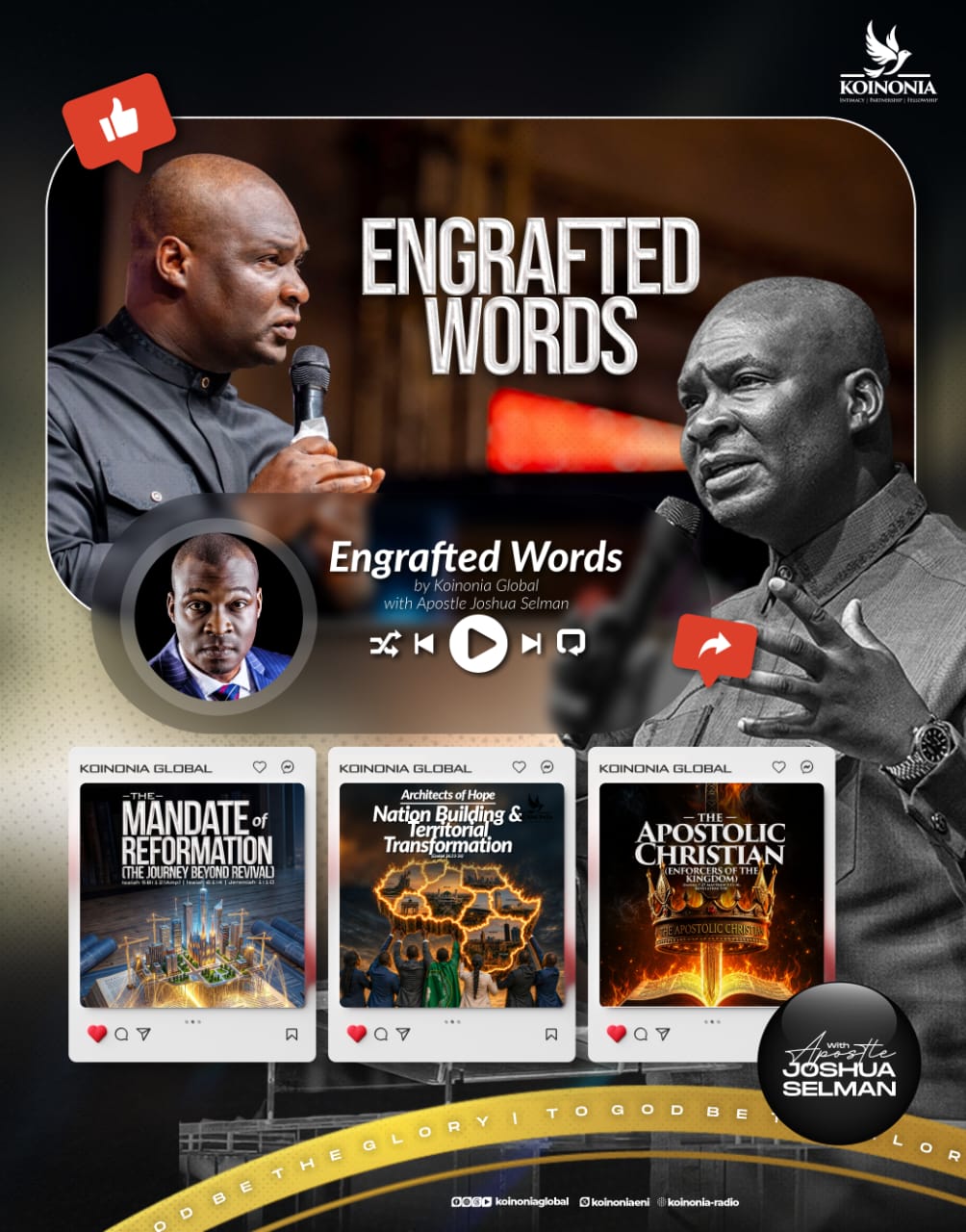 Koinonia: Engrafted Words (Oct 4 – Oct 10) | Mp3 and Notes