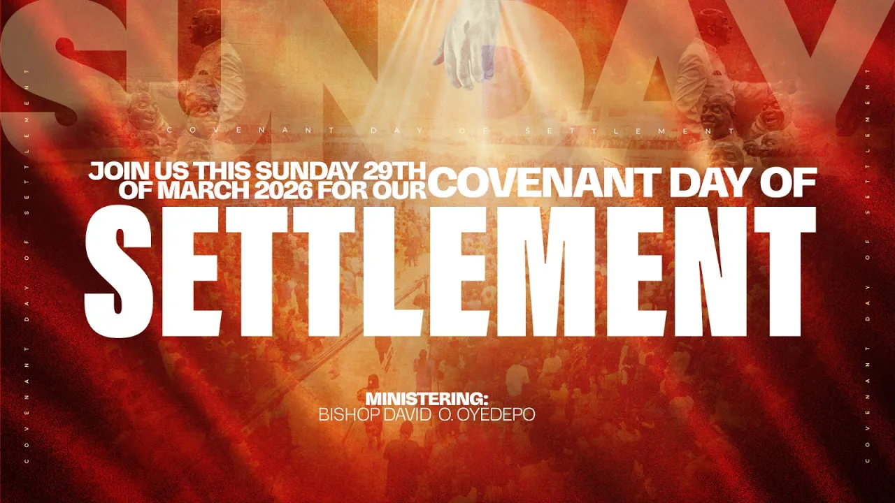 Covenant Day Of Settlement | 29 March 2026 | Faith Tabernacle Ota