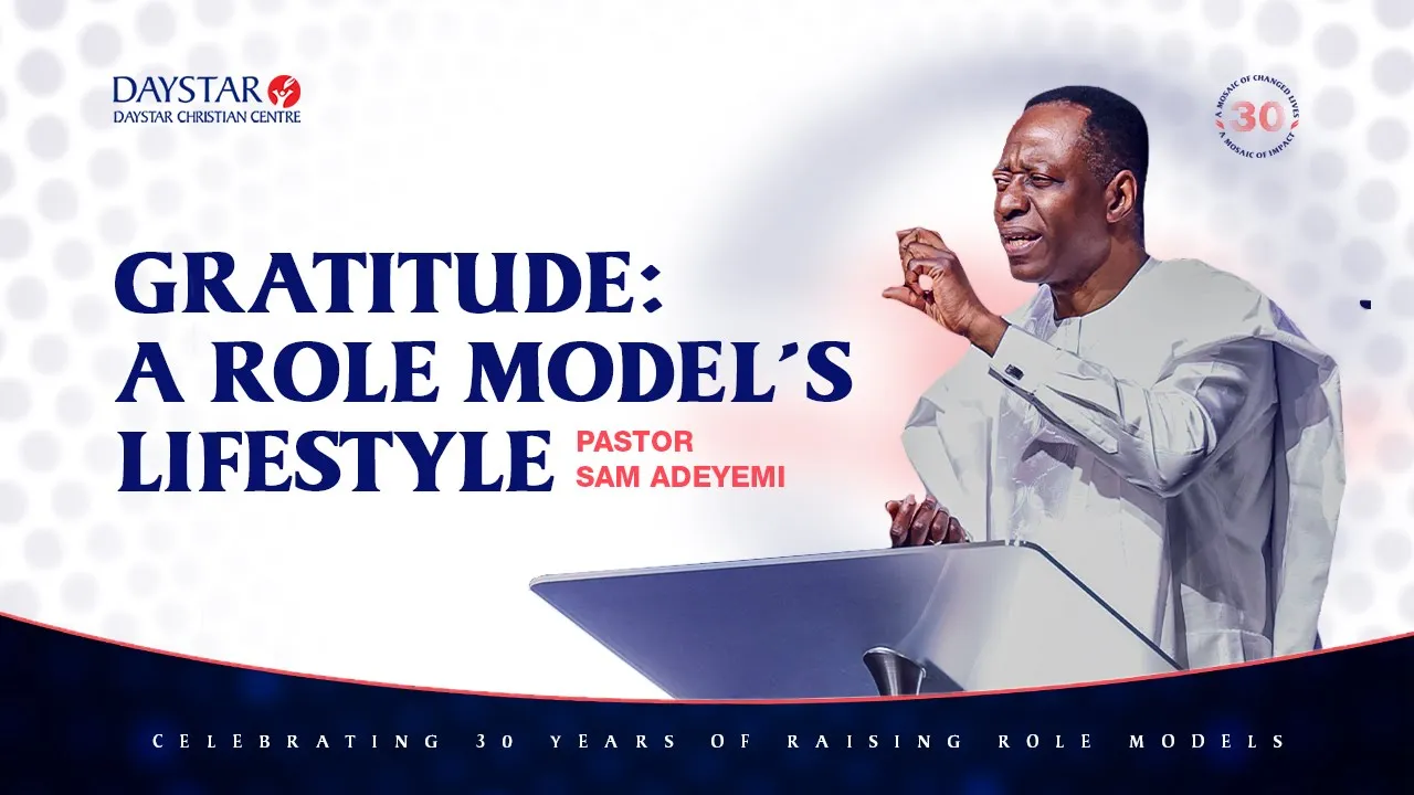Gratitude: The Role Model's Lifestyle