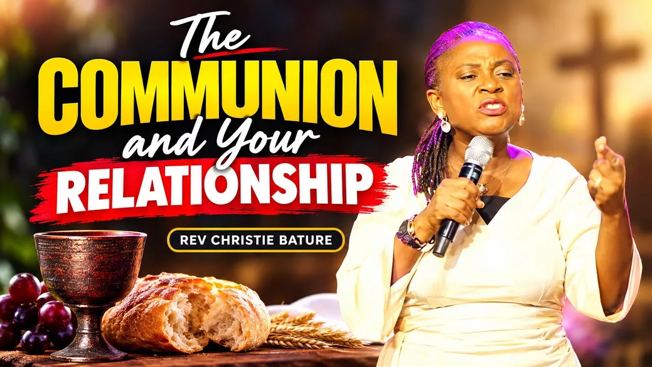 Rev. Christie Bature Preaching - The Communion and Your Relationship
