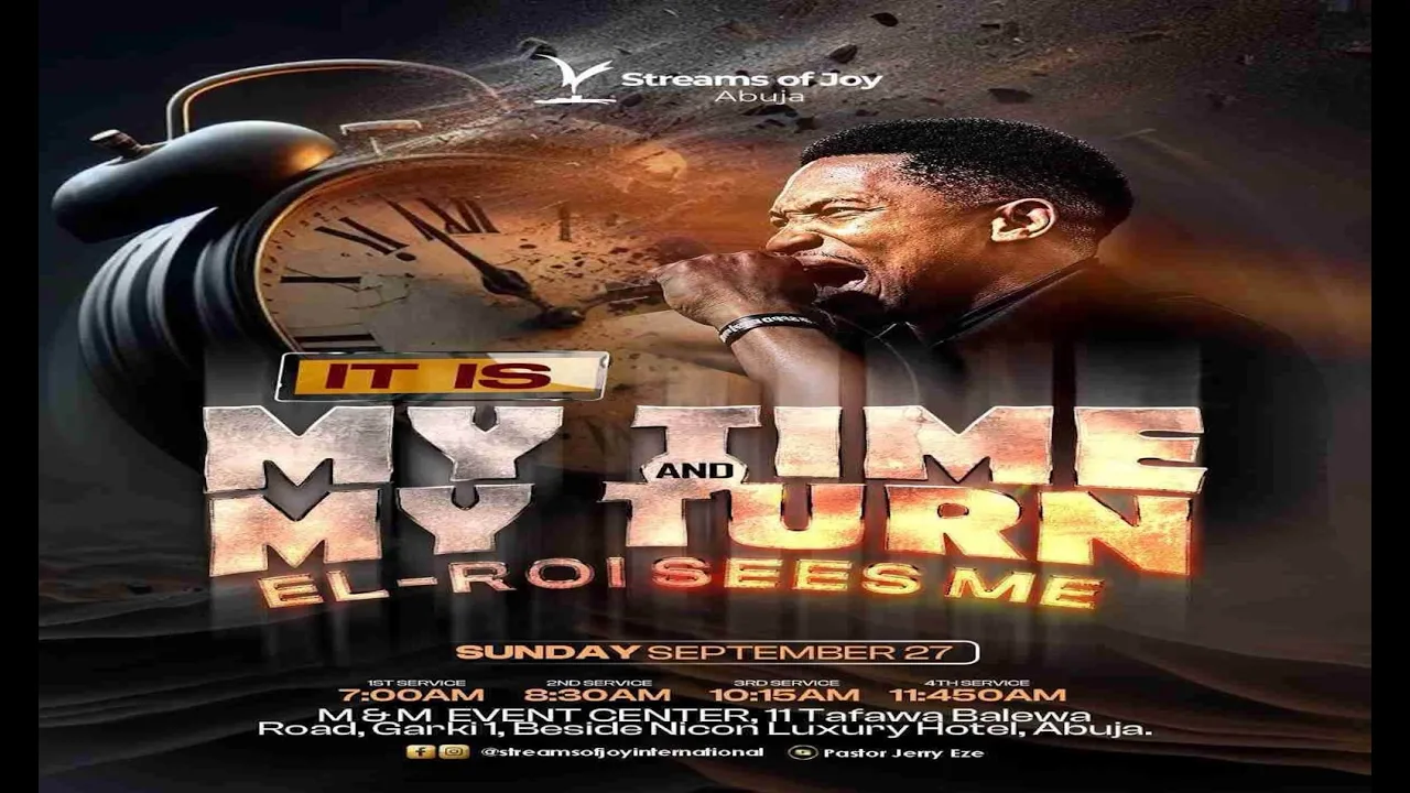 Pastor Jerry Eze Preaching - It Is My Time and My Turn Sunday Service, September 2026