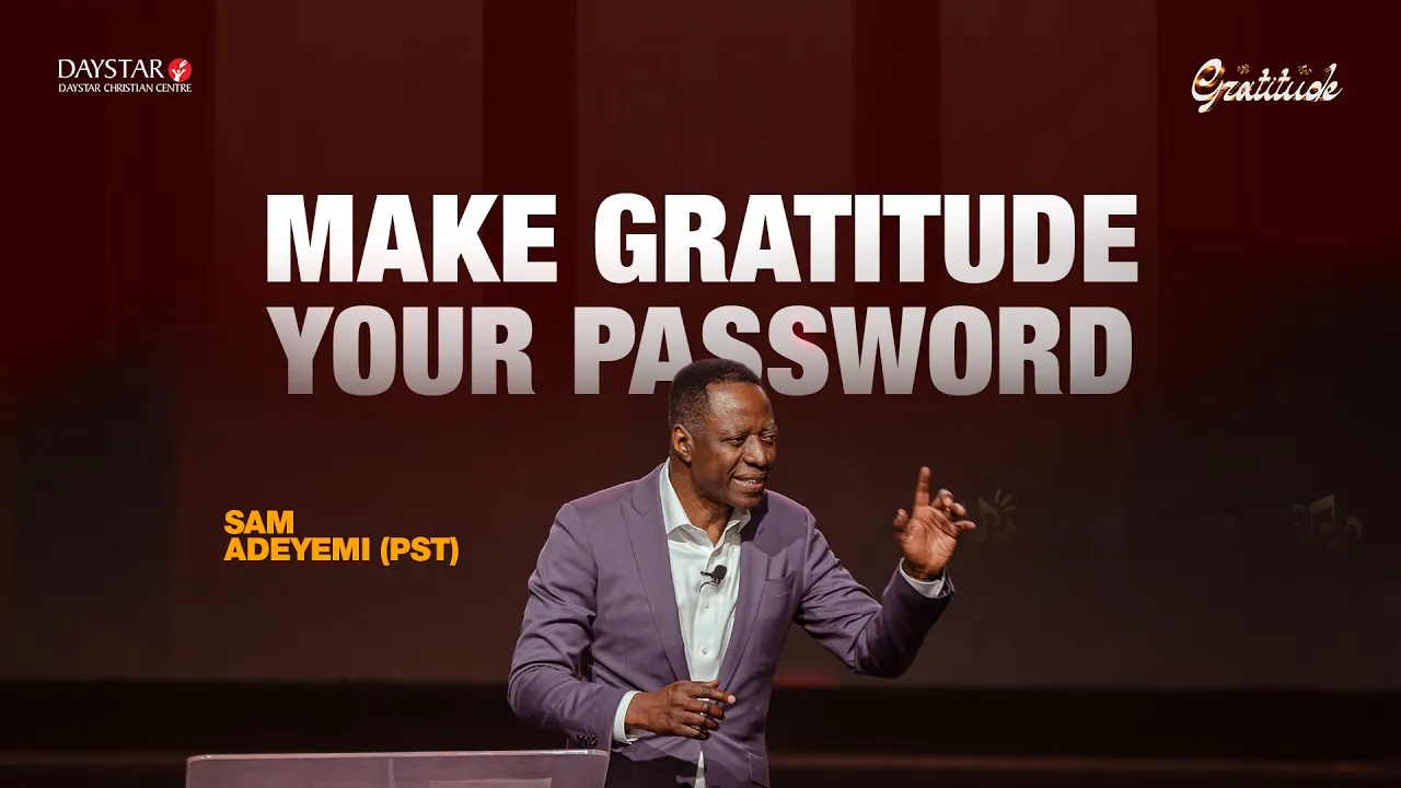 Make Gratitude Your Password