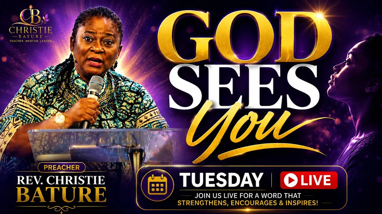 Rev. Christie Bature Preaching - God Sees You