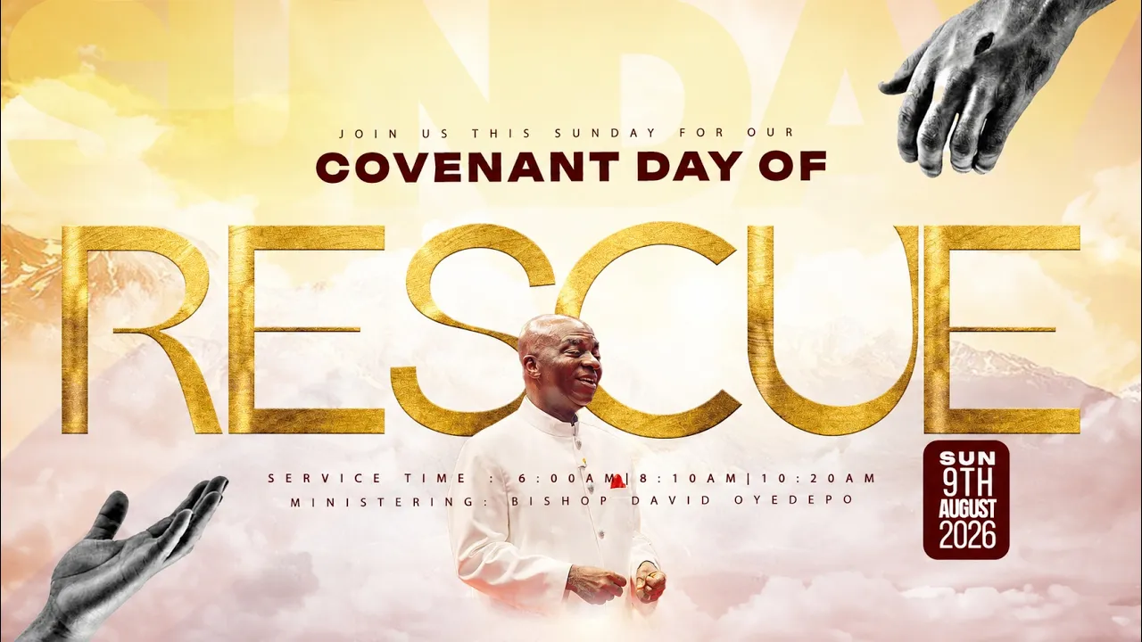 Covenant Day of Rescue Service, August 2026