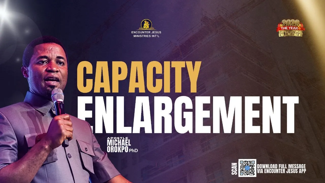 Apostle Michael Orokpo Preaching - Capacity Enlargement